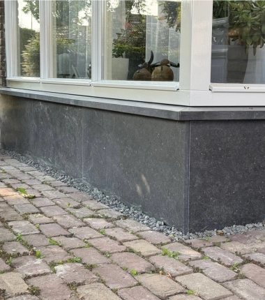 Gevelbekleding renoveren met natuursteen
