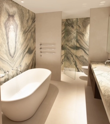Welk natuursteen is geschikt voor interieur?